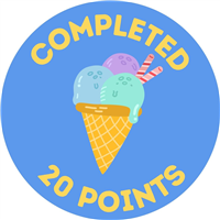 20 Point Badge Badge