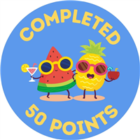 50 Point Badge Badge